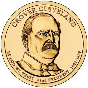 2012 1-dollar - S - Grover Cleveland 1st Term reverse